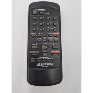 Emerson 076R076010 TV VCR Remote for Model VCR1500 VCR3002 VCR3003 (BNI) Tested